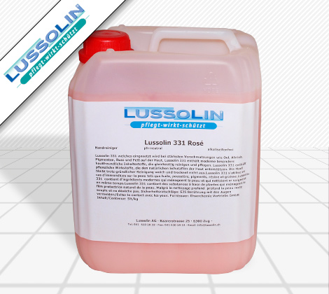 &amp;lt;b&amp;gt;LUSSOLIN 331&amp;lt;/b&amp;gt; Ros&amp;#233; Handreiniger - 5 Lt.